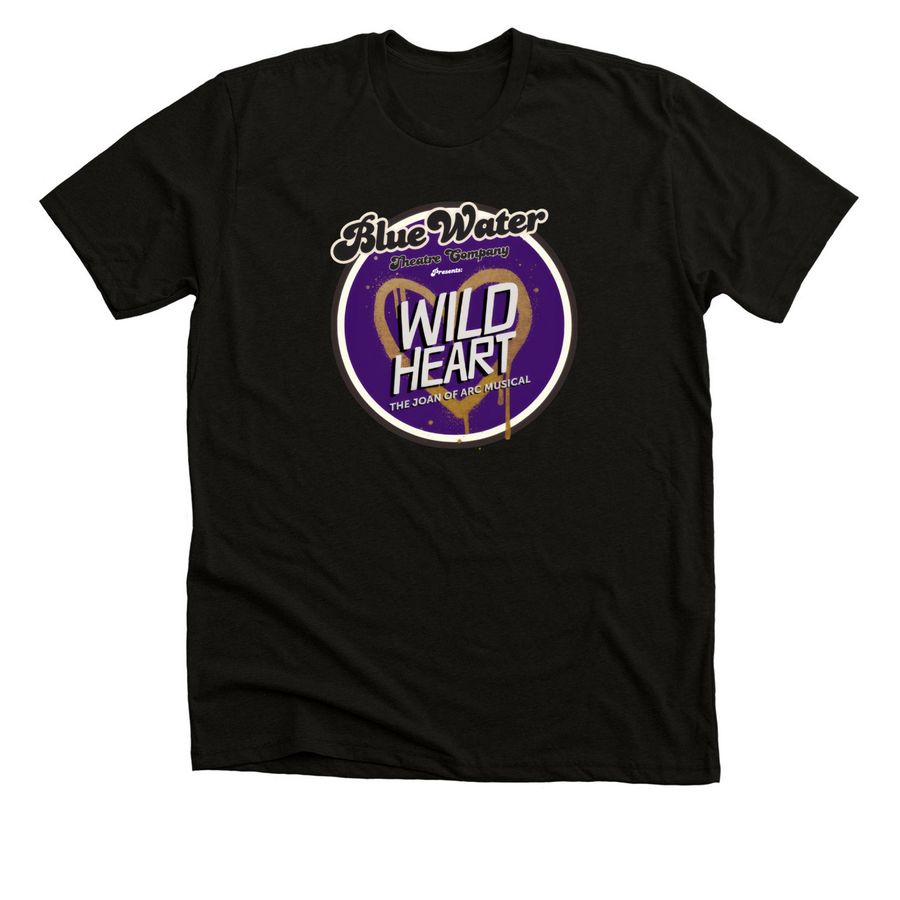 Wild Heart Show Shirts, a Black Heather Premium Unisex Tee