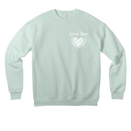 jane doe Long Sleeve, a Dusty Blue Premium Drop Shoulder Sweatshirt