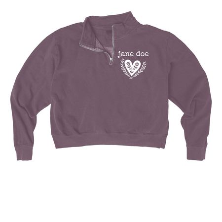 jane doe Long Sleeve, a Dusk Comfort Colors Women's Quarter Zip Pullover