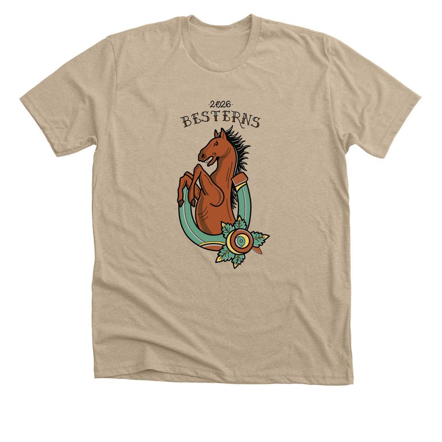 Tee-Rific Besterns T-Shirts, a Heather Tan Premium Unisex Tee