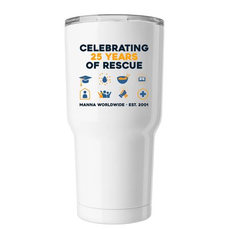 Anniversary Tumbler, a White Insulated Tumbler