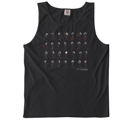 How I Slept Doodles, a Black Comfort Colors Tank Top