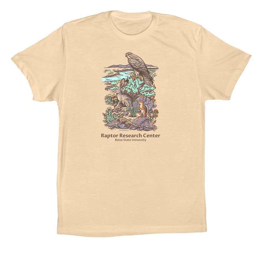Raptor Research & Conservation, a Soft Cream Premium Cotton Tee