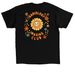 Flower Power, a Black Classic Unisex Tee (back-view)