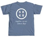 Salmon Bay Shirts, a Blue Jean Comfort Colors Unisex Tee (back-view)