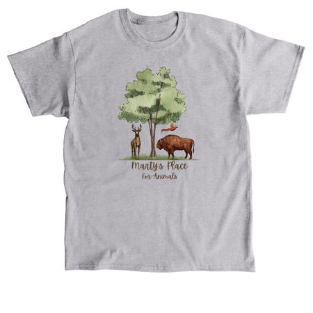 Marty's Place- in color, a Sport Grey Classic Unisex Tee