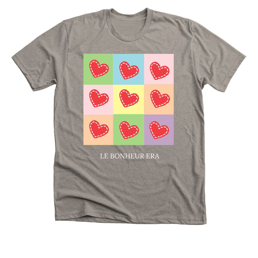 Le Bonheur Era, a Heather Stone Premium Unisex Tee