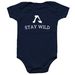 AWHC: Stay Wild Baby, a Navy Infant Onesie
