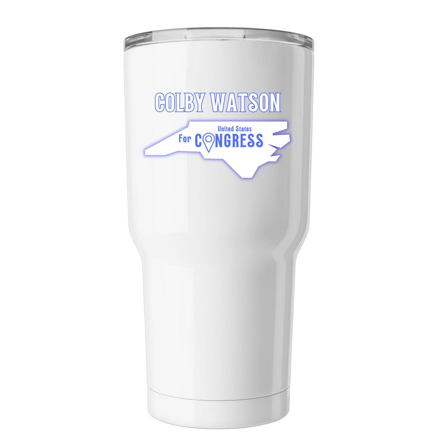 Cups for Colby, a White Insulated Tumbler