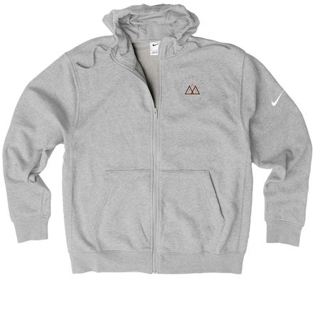 Nike Club FLJJA&nbsp;, a Dark Grey Heather Nike Club Fleece Zip Up Hoodie