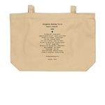 2026 Dani's Choice - Totes, a Oyster Large Organic Cotton Tote Bag (back-view)