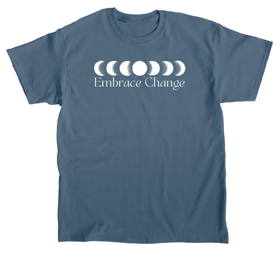 Embrace Change, a Indigo Blue Classic Unisex Tee