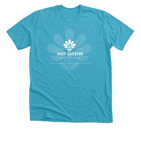 Doup Gardens, a Heather Aqua Premium Unisex Tee