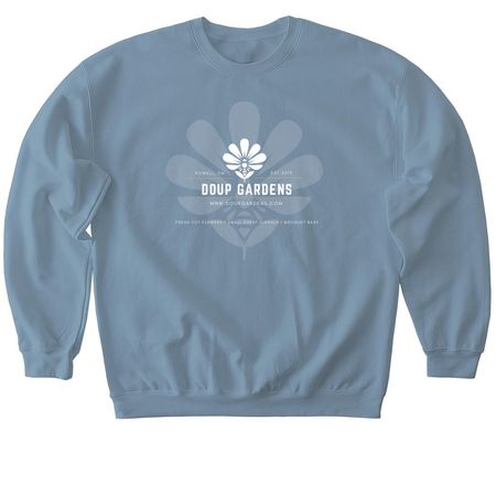 Doup Gardens, a Stone Blue Softstyle Crewneck Sweatshirt