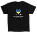 fuck putin pt. 2, a Black Classic Unisex Tee (back-view)