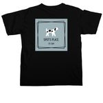 Spot's Place.&nbsp;, a Black Comfort Colors Unisex Tee (back-view)