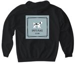 Spot's Place.&nbsp;, a Black Gildan Softstyle Pullover Hoodie (back-view)