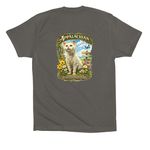 Spring, a Asphalt Premium Cotton Tee (back-view)