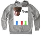 finn hoodie, a Heather Grey Stanley/Stella Unisex Cultivator 2.0 Zip Up Pullover Hoodie (back-view)