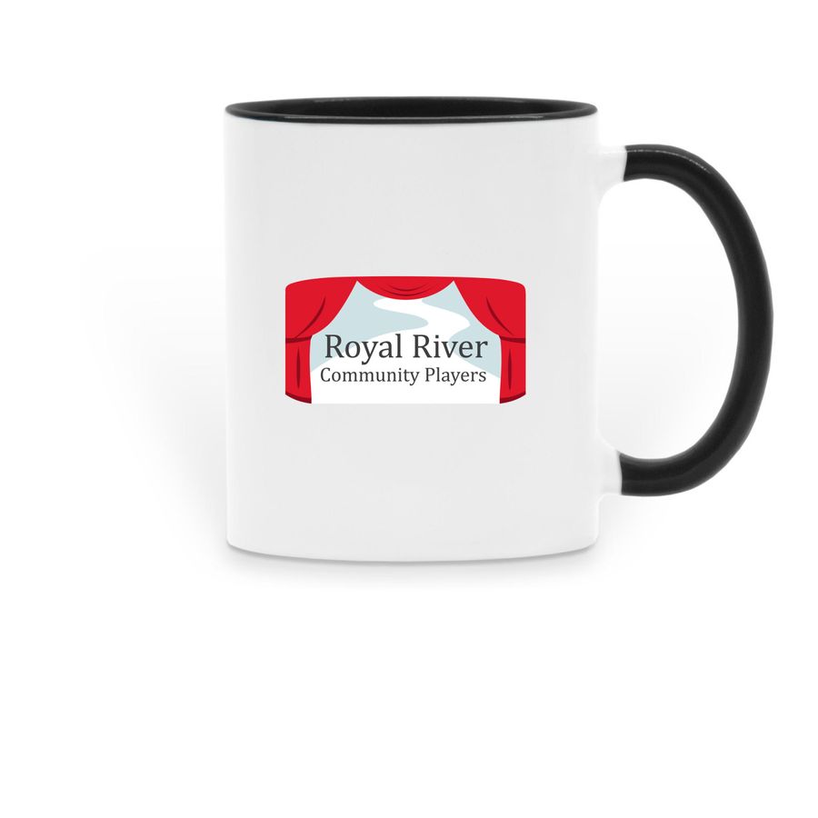 RRCP - Coffee Mug, a Black Two-Tone Ceramic Mug