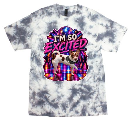 Scrappy&nbsp;, a Grey Crystal Tie Dye Tee