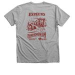 Simple Hairy Pawter 2026, a Athletic Heather Premium V-Neck Tee (back-view)
