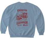 Simple Hairy Pawter 2026, a Stone Blue Softstyle Crewneck Sweatshirt (back-view)