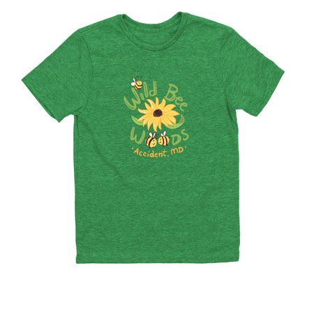 Wild Bee Woods, a Enviro Green Allmade Youth Eco Triblend Tee