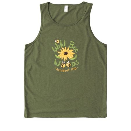 Wild Bee Woods, a Olive You Green Allmade Eco Triblend Tank