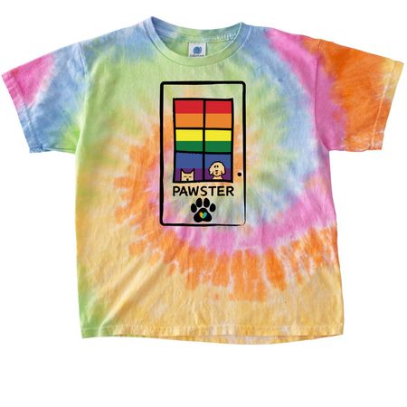 2026 Pawster Pride Shirt, a Eternity Youth Tie Dye Tee