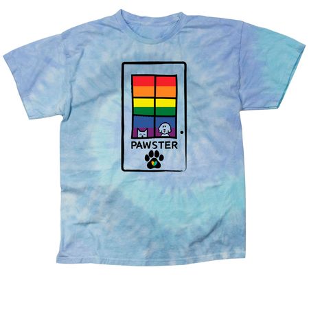 2026 Pawster Pride Shirt, a Lagoon Classic Tie Dye Tee