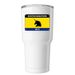Boston Marathon non-year, a White Insulated Tumbler (back-view)