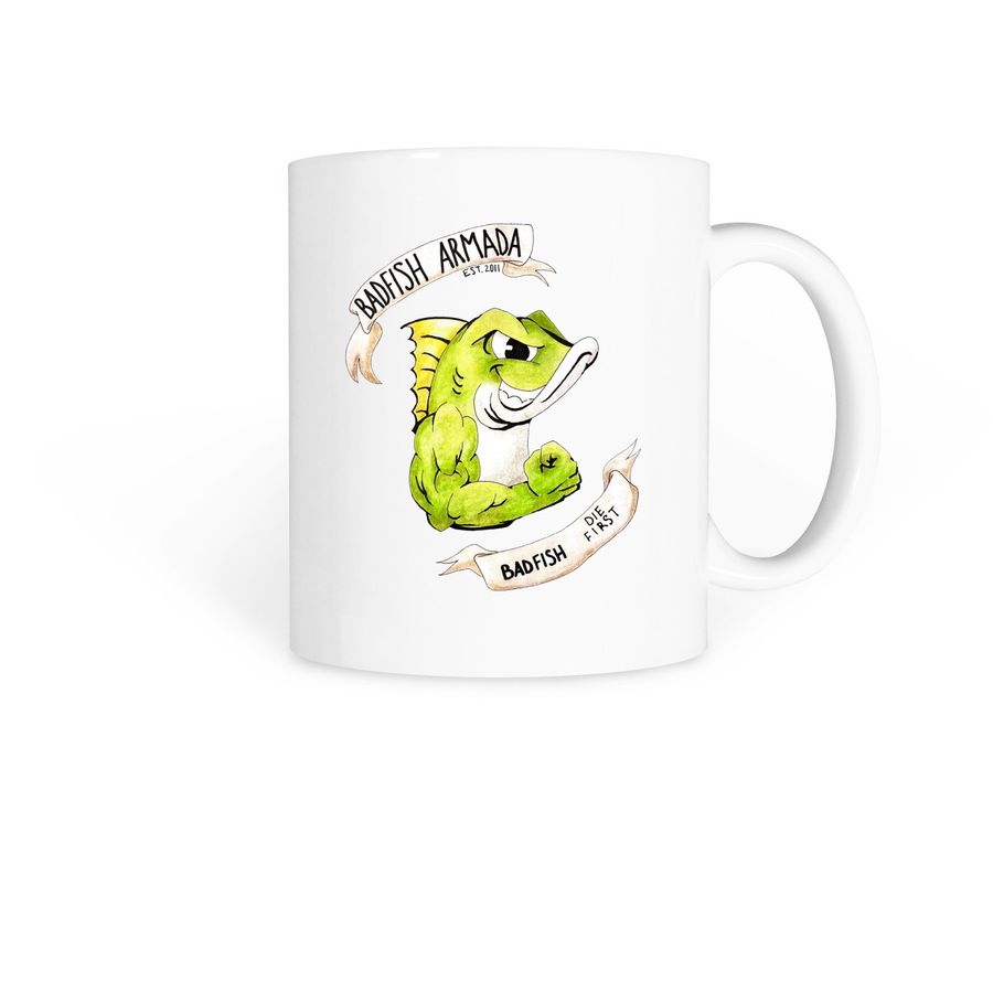 BadFish 2023 Coffee Cup!, a White Coffee Mug