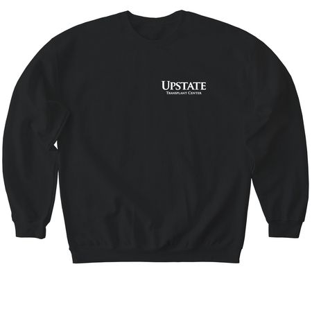 Donate Life, a Black Softstyle Crewneck Sweatshirt
