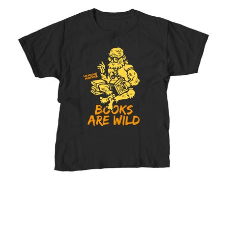 Iowa Cryptid Series - Lockridge Monster, a Black Youth Unisex Tee
