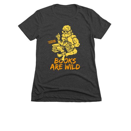 Iowa Cryptid Series - Lockridge Monster, a Charcoal Women's Slim Fit Tee
