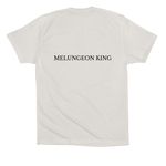 Core Melungeon Wear, a Vintage White Premium Cotton Tee (back-view)