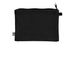 Pouch, a Black 9"x7" Hemp Blend Pouch (back-view)