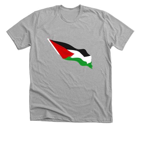 Palestinians badge, a Athletic Heather Premium Unisex Tee