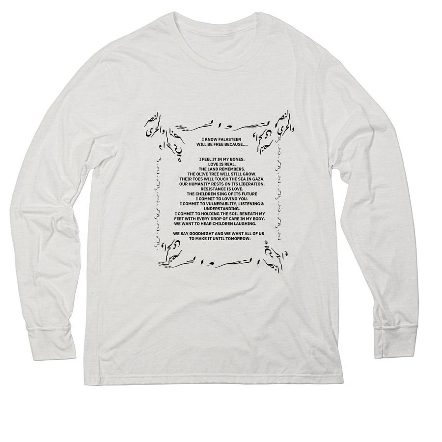 PAL AID, a Fairly White Allmade Eco Triblend Long Sleeve Tee