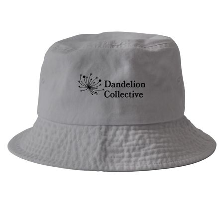 Hats - Logo, a Grey Printed Bucket Hat