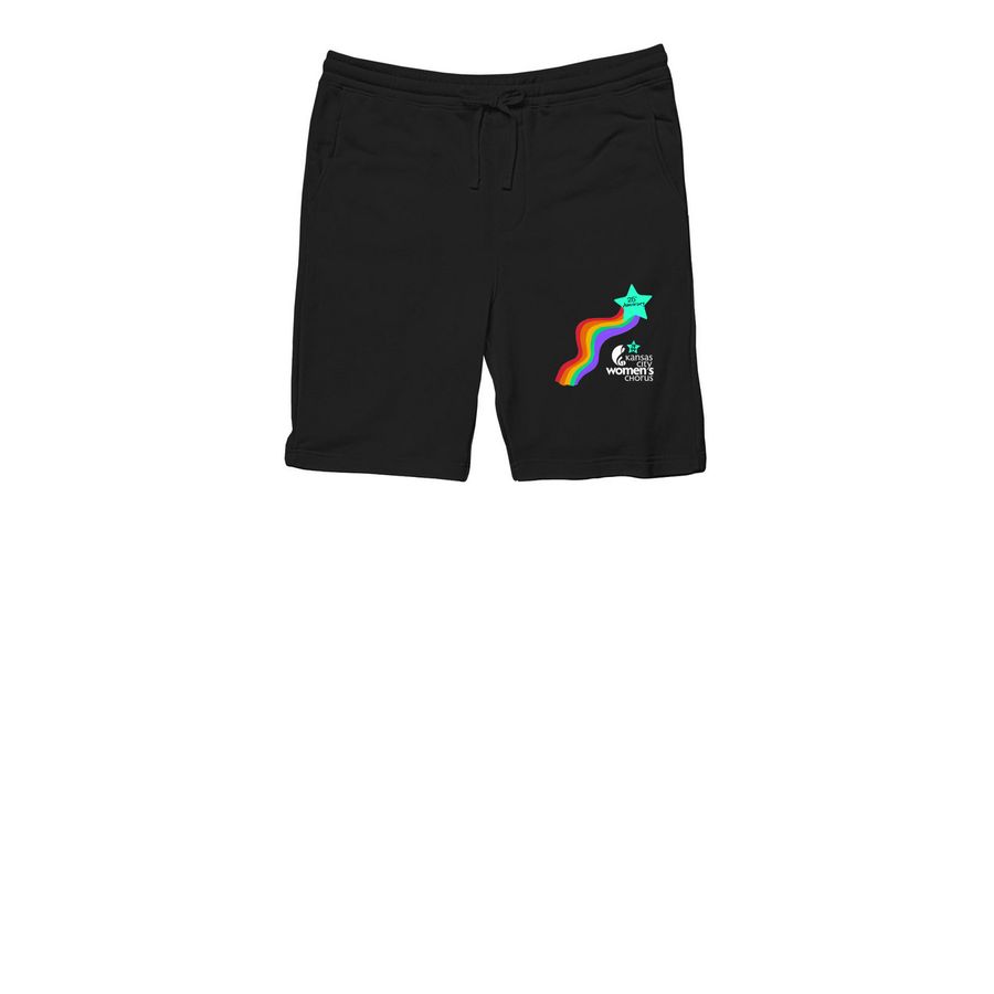 25th Anniversary Fleece Shorts, a Black Midweight Fleece Shorts