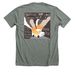 Fuck ICE, a Deep Heather Premium Unisex Tee (back-view)