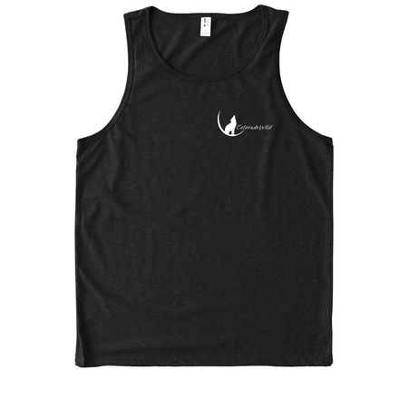 T-Shirts, tanks, and hoodies, a Deep Black Allmade Eco Triblend Tank