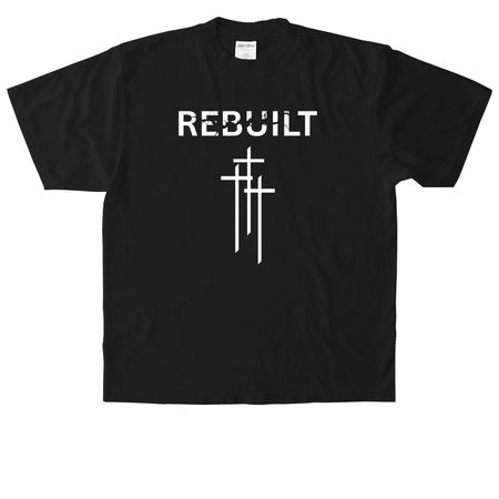 Rebuilt, a Black Heavyweight Garment Dye Tee