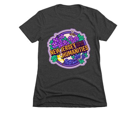 NJCH Garden State, a Charcoal Women's Slim Fit Tee