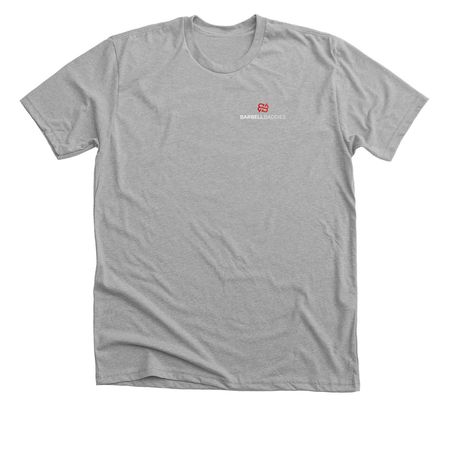 We don't just lift weights, we lift standards, a Athletic Heather Premium Unisex Tee