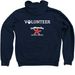 LaMancha - Making a Difference VOLUNTEERING, a Navy Zip Up Hoodie (back-view)
