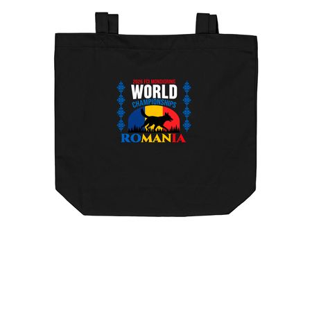 Support Team USA Mondioring!&nbsp;, a Black Organic Cotton Tote Bag