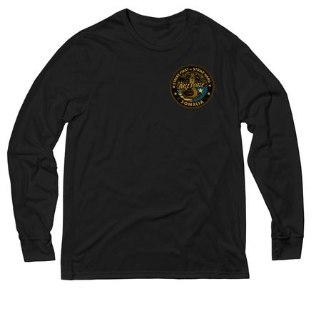 BMA USA-SOM, a Deep Black Allmade Eco Triblend Long Sleeve Tee